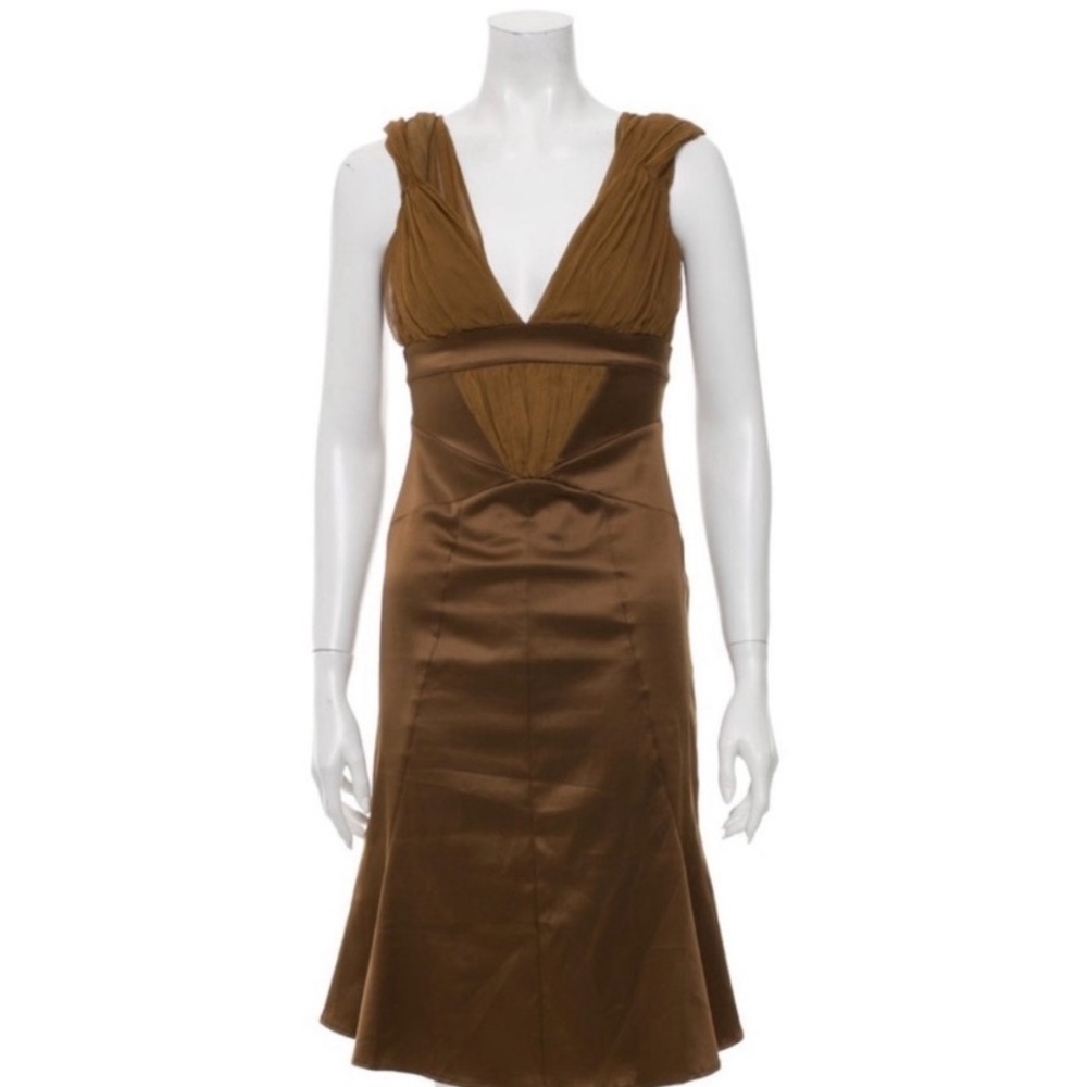 *JUST Roberto CAVALLI* Bodycon Silk Chiffon Cocktail Dress VTG Size XS NWT
